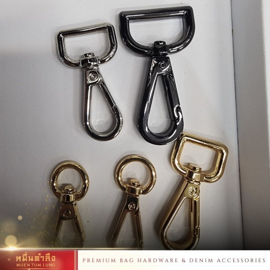 ขายส่งคอหมา ห่วงหูกระเป๋า ตะขอก้ามปู ตัวปรับสาย - โรงงานผลิตอะไหล่กระเป๋า - หมื่นตำลึง